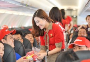 VietJet mở bán vé siêu khuyến mại 50 Baht trên 13 đường bay nội địa tại Thái Lan