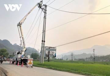 Hơn 40.700 khách hàng ở Sơn La đã được cấp điện trở lại sau dông lốc